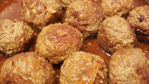 Foto van gehaktballetjes