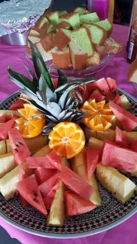 Foto van fruitschotel