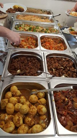 Foto van etentje thuis